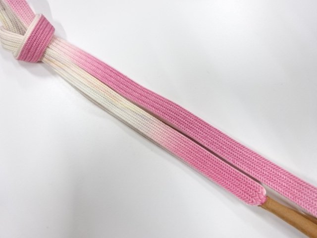 未使用品　正絹　手組帯締め